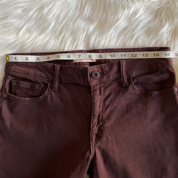 DL1961 Jeans Pant Margaux Instasculpt Skinny Purple Denim Distressed Bohemian 29 - Picture 9 of 9